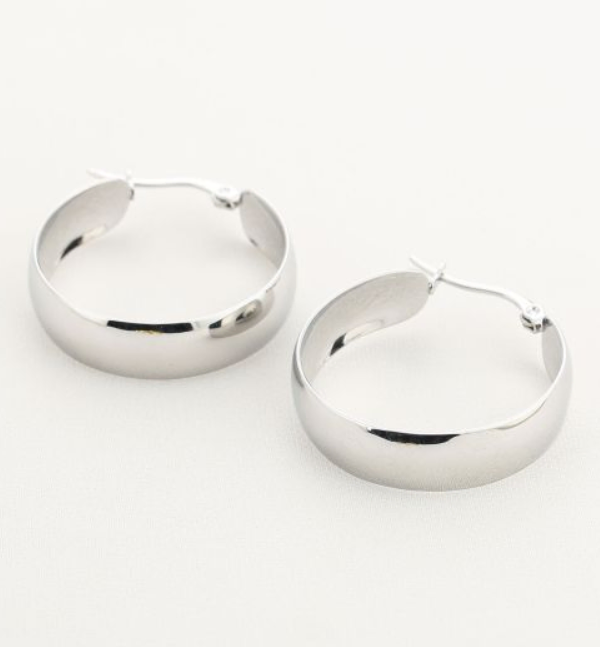 Light hoops - zilver