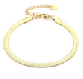 Snake armband amour - goud
